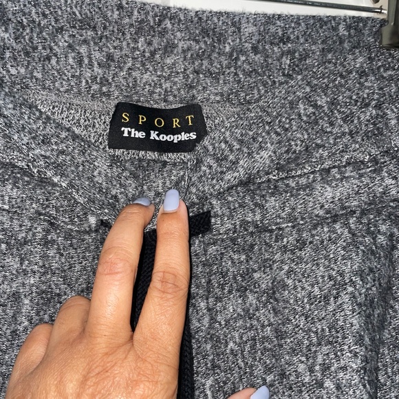 THE KOOPLES SPORT Gray Soft Fleece Set Hooded Top Pull-On Joggers Size 1/2 - Picture 7 of 16